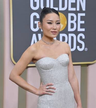 Li Jun Li arrives for the 80th annual Golden Globe Awards at the Beverly Hilton in Beverly Hills, California on Tuesday, January 10, 2023.  LAP20230110078 JIMxRUYMEN