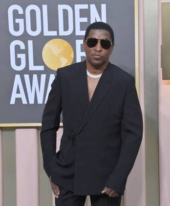 Babyface arrives for the 80th annual Golden Globe Awards at the Beverly Hilton in Beverly Hills, California on Tuesday, January 10, 2023.  LAP20230110141 JIMxRUYMEN