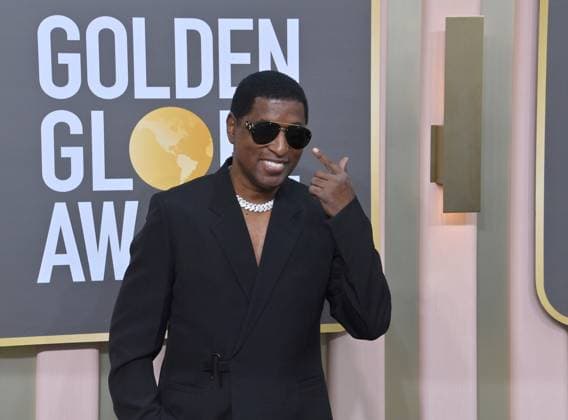 Babyface arrives for the 80th annual Golden Globe Awards at the Beverly Hilton in Beverly Hills, California on Tuesday, January 10, 2023.  LAP20230110142 JIMxRUYMEN