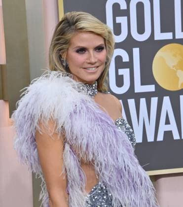 Heidi Klum arrives for the 80th annual Golden Globe Awards at the Beverly Hilton in Beverly Hills, California on Tuesday, January 10, 2023.  LAP20230110124 JIMxRUYMEN