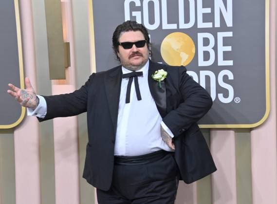 Matty Matheson arrives for the 80th annual Golden Globe Awards at the Beverly Hilton in Beverly Hills, California on Tuesday, January 10, 2023.  LAP20230110155 JIMxRUYMEN