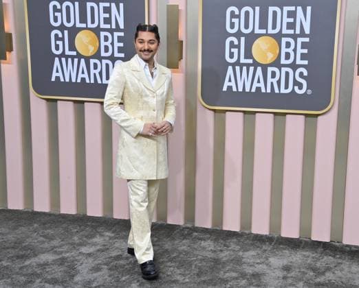 Mark Indelicato arrives for the 80th annual Golden Globe Awards at the Beverly Hilton in Beverly Hills, California on Tuesday, January 10, 2023.  LAP20230110126 JIMxRUYMEN