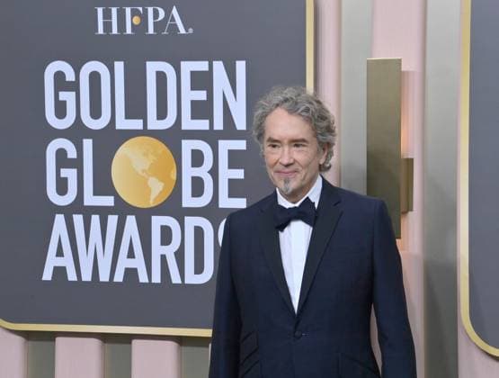 Carter Burwell arrives for the 80th annual Golden Globe Awards at the Beverly Hilton in Beverly Hills, California on Tuesday, January 10, 2023.  LAP20230110185 JIMxRUYMEN