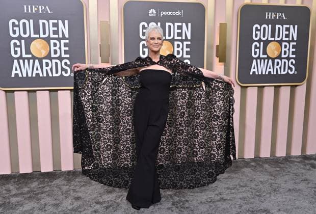 Jamie Lee Curtis on the red carpet at the 80th Annual Golden Globe AwardsÂ® at the Beverly Hilton in Beverly Hills, CA on Tuesday, January 10, 2023  Copyright: xHFPAxPhotographerx 34467-022PLX