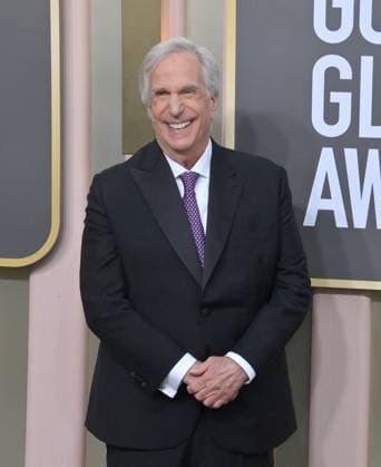 Henry Winkler arrives for the 80th annual Golden Globe Awards at the Beverly Hilton in Beverly Hills, California on Tuesday, January 10, 2023.  LAP20230110198 JIMxRUYMEN