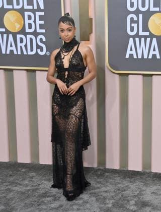 Liza Koshy arrives for the 80th annual Golden Globe Awards at the Beverly Hilton in Beverly Hills, California on Tuesday, January 10, 2023.  LAP20230110231 JIMxRUYMEN