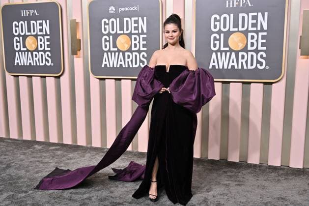 Selena Gomez on the red carpet at the 80th Annual Golden Globe AwardsÂ® at the Beverly Hilton in Beverly Hills, CA on Tuesday, January 10, 2023  Copyright: xHFPAxPhotographerx 34467-042PLX