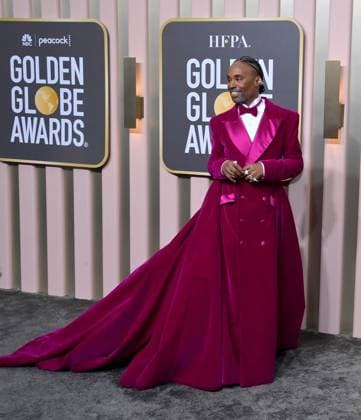 Billy Porter arrives for the 80th annual Golden Globe Awards at the Beverly Hilton in Beverly Hills, California on Tuesday, January 10, 2023.  LAP20230110243 JIMxRUYMEN