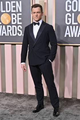 Taron Egerton on the red carpet at the 80th Annual Golden Globe AwardsÂ® at the Beverly Hilton in Beverly Hills, CA on Tuesday, January 10, 2023  Copyright: xHFPAxPhotographerx 34467-054PLX
