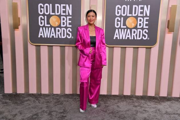 January 10, 2023, Los Angeles, California, United States: Domee Shi attends the 80th Annual Golden Globe Awards, Arrivals held at The Beverly Hilton in Los Angeles on Jan 10, 2023. Los Angeles United States  - ZUMAc35_ 20230110_zaf_c35_118 Copyright: xGeorgexPimentelx
