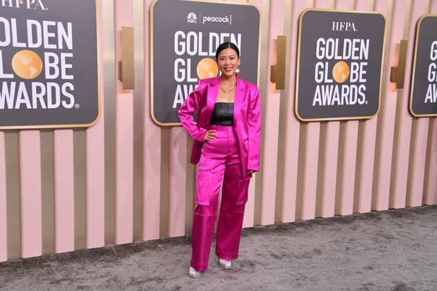January 10, 2023, Los Angeles, California, United States: Domee Shi attends the 80th Annual Golden Globe Awards, Arrivals held at The Beverly Hilton in Los Angeles on Jan 10, 2023. Los Angeles United States  - ZUMAc35_ 20230110_zaf_c35_119 Copyright: xGeorgexPimentelx