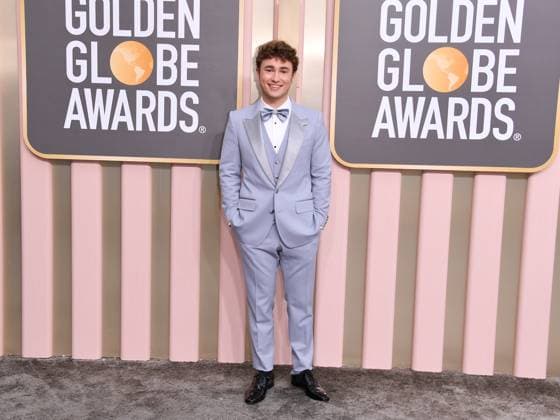 January 10, 2023, Los Angeles, California, United States: Gabriel LaBelle attends the 80th Annual Golden Globe Awards, Arrivals held at The Beverly Hilton in Los Angeles on Jan 10, 2023. Los Angeles United States  - ZUMAc35_ 20230110_zaf_c35_164 Copyright: xGeorgexPimentelx