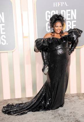 Nicole Byer at arrivals for 80th Annual Golden Globe Awards - Arrivals, Beverly Hilton Hotel, Beverly Hills, CA January 10, 2023. Photo By: Elizabeth Goodenough Everett Collection at arrivals for 80th Annual Golden Globe Awards - Arrivals, Beverly Hilton Hotel, Beverly Hills, CA January 10, 2023. Photo By: Elizabeth Goodenough Everett Collection PUBLICATIONXNOTxINxCANxCHNxFRAxITAxJPNxNORxPOLxRUSxESPxUKxUSA