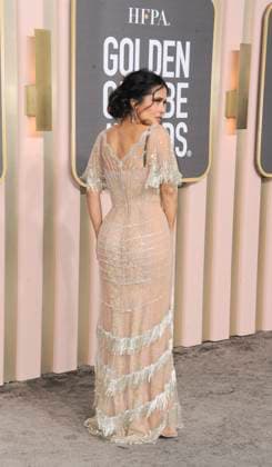 Salma Hayek at arrivals for 80th Annual Golden Globe Awards - Arrivals, Beverly Hilton Hotel, Beverly Hills, CA January 10, 2023. Photo By: Elizabeth Goodenough Everett Collection at arrivals for 80th Annual Golden Globe Awards - Arrivals, Beverly Hilton Hotel, Beverly Hills, CA January 10, 2023. Photo By: Elizabeth Goodenough Everett Collection PUBLICATIONXNOTxINxCANxCHNxFRAxITAxJPNxNORxPOLxRUSxESPxUKxUSA