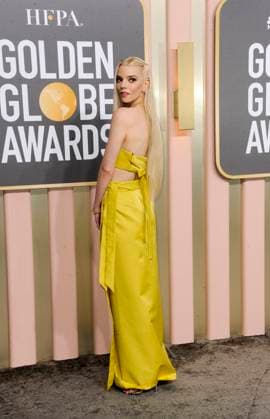 Anya Taylor-Joy at arrivals for 80th Annual Golden Globe Awards - Arrivals, Beverly Hilton Hotel, Beverly Hills, CA January 10, 2023. Photo By: Elizabeth Goodenough Everett Collection at arrivals for 80th Annual Golden Globe Awards - Arrivals, Beverly Hilton Hotel, Beverly Hills, CA January 10, 2023. Photo By: Elizabeth Goodenough Everett Collection PUBLICATIONXNOTxINxCANxCHNxFRAxITAxJPNxNORxPOLxRUSxESPxUKxUSA