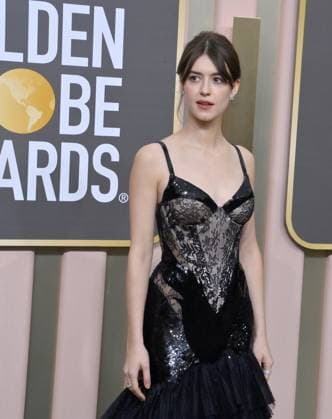 Daisy Edgar-Jones arrives for the 80th annual Golden Globe Awards at the Beverly Hilton in Beverly Hills, California on Tuesday, January 10, 2023.  LAP20230110550 JIMxRUYMEN