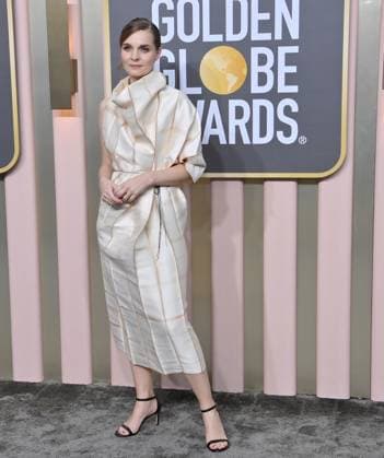Hildur Guðnadóttir arrives for the 80th annual Golden Globe Awards at the Beverly Hilton in Beverly Hills, California on Tuesday, January 10, 2023.  LAP20230110544 JIMxRUYMEN
