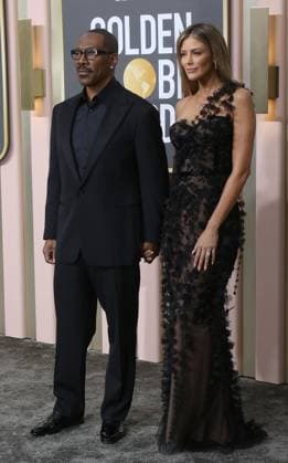January 10, 2023, Beverly Hills, California, USA: Eddie Murphy, Paige Butcher on the red carpet at the 80th Annual Golden Globe Awards at The Beverly Hilton on January 10, 2023 in Beverly Hills, California. BNS PI Beverly Hills USA - ZUMAp124 20230110_zaa_p124_051 Copyright: xBURTxHARRISx