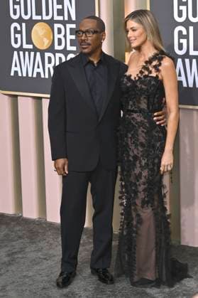 Eddie Murphy with partner Paige Butcher at the 80 Golden Globe Awards at the Beverly Hilton Hotel Beverly Hills, 10 01 2023. Foto:xD.xBedrosianx xFuturexImage