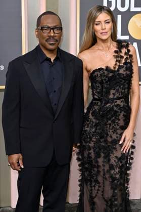 Eddie Murphy with partner Paige Butcher at the 80 Golden Globe Awards at the Beverly Hilton Hotel Beverly Hills, 10 01 2023. Foto:xD.xBedrosianx xFuturexImage