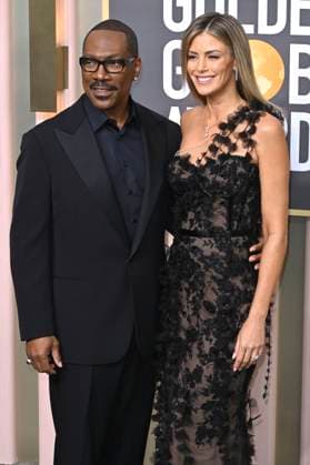 Eddie Murphy with partner Paige Butcher at the 80 Golden Globe Awards at the Beverly Hilton Hotel Beverly Hills, 10 01 2023. Foto:xD.xBedrosianx xFuturexImage