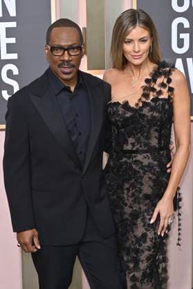Eddie Murphy with partner Paige Butcher at the 80 Golden Globe Awards at the Beverly Hilton Hotel Beverly Hills, 10 01 2023. Foto:xD.xBedrosianx xFuturexImage