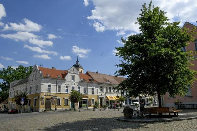 Wasserserie Zehdenick 2021 *** NUR FÜR REDAKTIONELLE ZWECKE *** EDITORIAL USE ONLY ***<p>Blick am 4. Juni 2021 in die historische Altstadt der Kleinstadt Zehdenick im Bundesland Brandenburg. FOTO: Joerg Krauthoefer Funke Foto Services< p> Arbeit Berlin Copyright: JoergxKrauthoefer *** water series Zehdenick 2021 *** ONLY FOR EDITORIAL PURPOSE *** EDITORIAL USE ONLY *** P View on 4 June 2021 in the historical Old Town the Small town Zehdenick at Federal state Brandenburg Photo Joerg Krauthoefer Funke Photo Services P Work Berlin Copyright Joerg x Krauthoefer Copyright: JoergxKrauthoefer doc7g4go1fxehk1iupmt9cm EDITORIAL USE ONLY