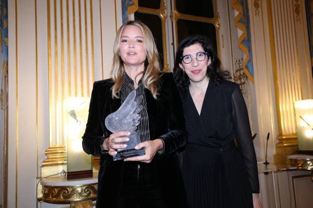 Le Prix du French Cinema Award pour l actrice Belge Virginie Efira au Ministere de la Culture en presence de Rima Abdul Malak ministre de la Culture CELEBRITIES: Prix French Cinema Award- Paris - 12 01 2023 JonathanRebboah Panoramic  PESRK24022012