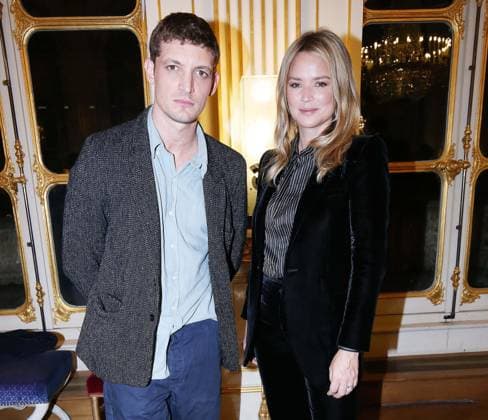 Le Prix du French Cinema Award pour l actrice Belge Virginie Efira au Ministere de la Culture en presence de son compagnon Niels Schneider acteur franco canadien CELEBRITIES: Prix French Cinema Award- Paris - 12 01 2023 JonathanRebboah Panoramic  PESRK24022012