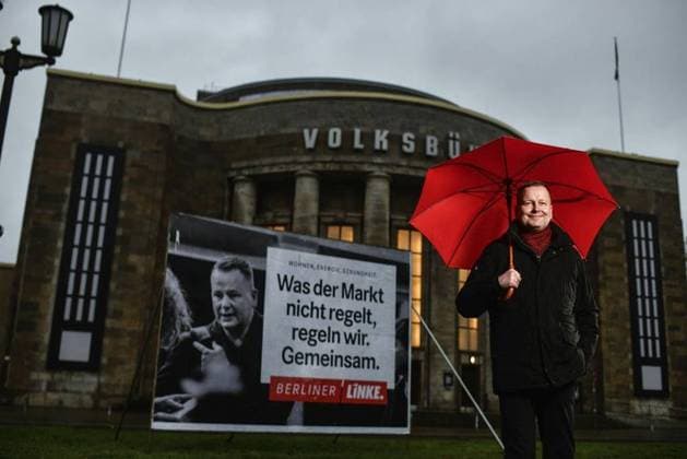 Klaus Lederer Linke *** NUR FÜR REDAKTIONELLE ZWECKE *** EDITORIAL USE ONLY ***<p>Der Spitzenkandidat der Linken für die Berliner Abgeordnetenhauswahl Klaus Lederer am 11. Januar 2023 an der Berliner Volksbühne. Deutschland Berlin Copyright: RetoxKlar *** Klaus Lederer Left FOR EDITORIAL PURPOSES ONLY EDITORIAL USE ONLY p The top candidate of the Left Party for the Berlin House of Representatives election Klaus Lederer on January 11, 2023 at the Berlin Volksbühne Germany Berlin Copyright RetoxKlar Copyright: RetoxKlar doc7oh2xxbme7q1iu1mplhi ,EDITORIAL USE ONLY