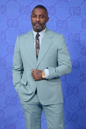 Milan, Men Fashion Week, Fall Winter 2023 2024 Gucci Fashion Show - Men s Fashion Fall Winter 2023 2024 Arrivals Gucci Pictured: Idris Elba  Copyright: xSimonaxChiocciax xipa-agency.netx xModaxMilanox IPA_IPA35464582