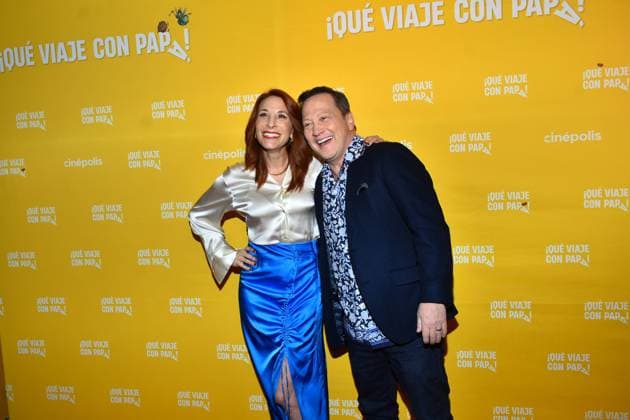 Daddy Daughter Trip Mexico City Film Premiere January 14, 2023, Mexico City, Mexico: Actress Monica Huarte and American actor Rob Schneider attend at Daddy Daughter Trip film premiere at Cinepolis Mitikah. on January 14, 2023 in Mexico City, Mexico. (Photo by Carlos Tischler Eyepix Group) Copyright: xCarlosxTischler xEyepixxGroupx CT_14012023_86225