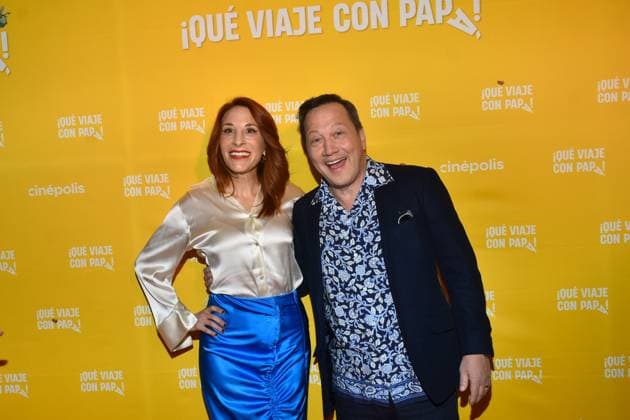 Daddy Daughter Trip Mexico City Film Premiere January 14, 2023, Mexico City, Mexico: Actress Monica Huarte and American actor Rob Schneider attend at Daddy Daughter Trip film premiere at Cinepolis Mitikah. on January 14, 2023 in Mexico City, Mexico. (Photo by Carlos Tischler Eyepix Group) Copyright: xCarlosxTischler xEyepixxGroupx CT_14012023_86244