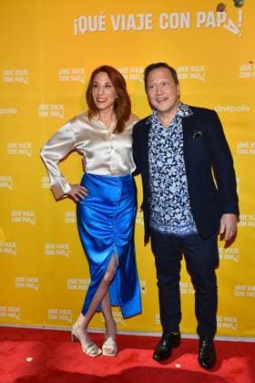 Daddy Daughter Trip Mexico City Film Premiere January 14, 2023, Mexico City, Mexico: Actress Monica Huarte and American actor Rob Schneider attend at Daddy Daughter Trip film premiere at Cinepolis Mitikah. on January 14, 2023 in Mexico City, Mexico. (Photo by Carlos Tischler Eyepix Group) Copyright: xCarlosxTischler xEyepixxGroupx CT_14012023_86246