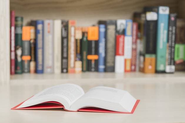 opened book library. High quality beautiful photo concept opened book library. Resolution and high quality beautiful photo Copyright: xZoonar.com OleksandrxLatkunx 18253406