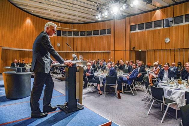 Wirtschaftspolitisches Frühstück der IHK mit Wirtschaftssenator Schwarz *** NUR FÜR REDAKTIONELLE ZWECKE *** EDITORIAL USE ONLY ***<p>Wirtschaftspolitisches Frühstück der IHK mit Wirtschaftssenator Stephan Schwarz (Parteilos), fotografiert am 13. Mai 2022 in Berlin. Deutschland Berlin Berlin Copyright: MaurizioxGambarini *** Economic policy Breakfast the IHK with Senator for Economic Affairs Black *** ONLY FOR EDITORIAL PURPOSE *** EDITORIAL USE ONLY *** P Economic policy Breakfast the IHK with Senator for Economic Affairs Stephan Black independent , photographed on 13 May 2022 in Berlin Germany Berlin Berlin Copyright Mauriziox Gambarini Copyright: MaurizioxGambarini doc7kz0wzalvc31bolzt133 EDITORIAL USE ONLY