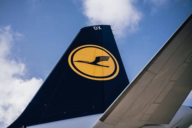 Lufthansa airplane, Frankfurt am Main, Germany (DEU) *** Lufthansa airplane, Frankfurt am Main, Germany DEU 