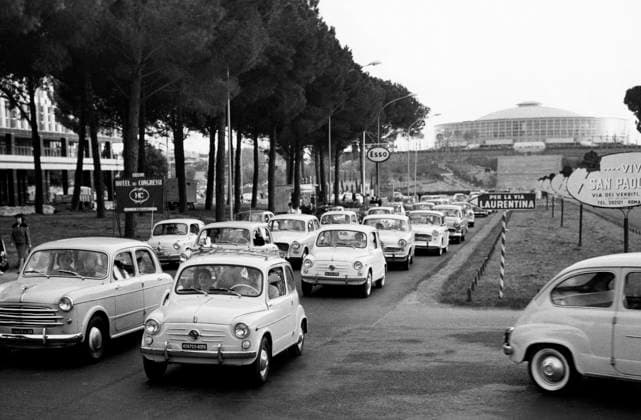 RECORD DATE NOT STATED Italy. Traffic In Rome. 1960s 01 02 1960 972_16_W331308