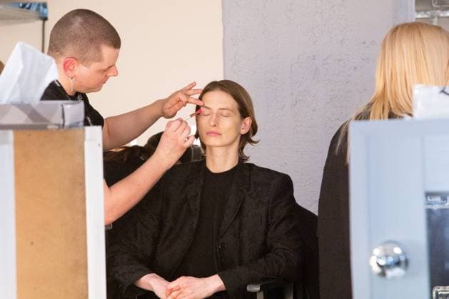 ODEEH BACKSTAGE At the Berlin Fashion Week Autumn Winter 2023 Copyright: xx odeehxmaria-6479