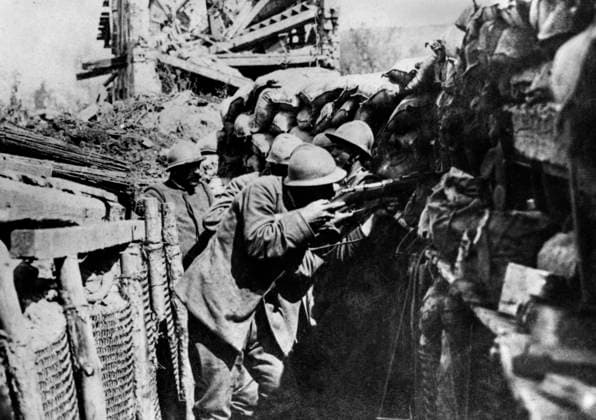 RECORD DATE NOT STATED Italian soldiers in the trenches, Gorizia, Italy 1915-18 01 02 1915 972_33_W391771