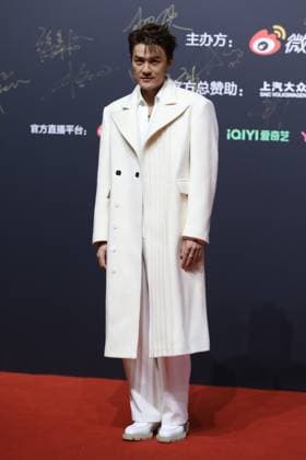 BEIJING, CHINA - JANUARY 18: Singer Kenji Wu arrives at the red carpet for Weibo Music Awards 2022 on January 18, 2023 in Beijing, China.  Copyright: xVCGx VCG111418472615