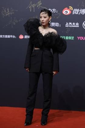 BEIJING, CHINA - JANUARY 18: Singer Lisi Danni arrives at the red carpet for Weibo Music Awards 2022 on January 18, 2023 in Beijing, China.  Copyright: xVCGx VCG111418472618