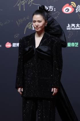 BEIJING, CHINA - JANUARY 18: Singer Tan Weiwei arrives at the red carpet for Weibo Music Awards 2022 on January 18, 2023 in Beijing, China.  Copyright: xVCGx VCG111418472649