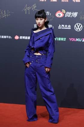 BEIJING, CHINA - JANUARY 18: Singer Gigi Yim Ming Hay arrives at the red carpet for Weibo Music Awards 2022 on January 18, 2023 in Beijing, China.  Copyright: xVCGx VCG111418472584