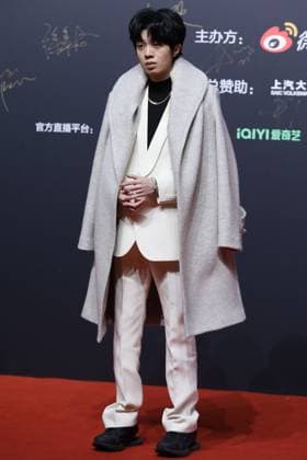 BEIJING, CHINA - JANUARY 18: Rapper Jiang Yunsheng arrives at the red carpet for Weibo Music Awards 2022 on January 18, 2023 in Beijing, China.  Copyright: xVCGx VCG111418472591