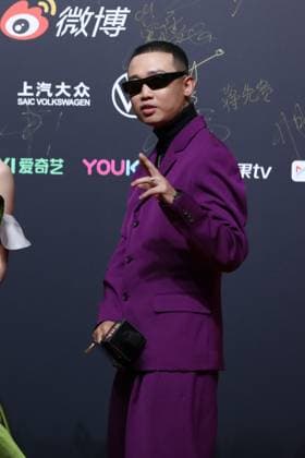 BEIJING, CHINA - JANUARY 18: Rapper GAI Zhou Yan arrives at the red carpet for Weibo Music Awards 2022 on January 18, 2023 in Beijing, China.  Copyright: xVCGx VCG111418472596