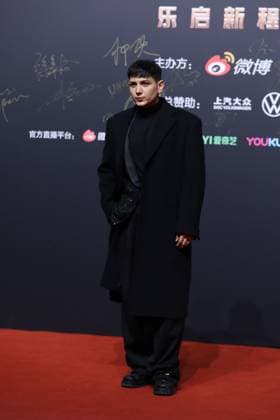 BEIJING, CHINA - JANUARY 18: Rapper Aire (AIR) arrives at the red carpet for Weibo Music Awards 2022 on January 18, 2023 in Beijing, China.  Copyright: xVCGx VCG111418472612