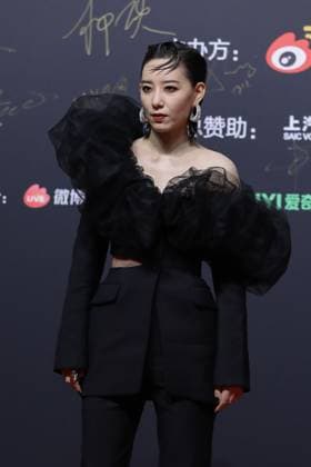 BEIJING, CHINA - JANUARY 18: Singer Lisi Danni arrives at the red carpet for Weibo Music Awards 2022 on January 18, 2023 in Beijing, China.  Copyright: xVCGx VCG111418472617