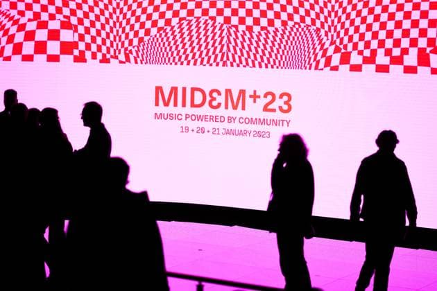 Le nouveau Midem, le celebre salon professionnel international dedie a la musique revient en 2023. Conference d ouverture Palais des Festivals et des Congres de Cannes, FRANCE. NEWS : Le nouveau Midem - Cannes - 19 01 2023 LionelUrman Panoramic 