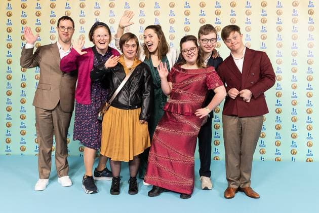 Down the road participants pictured during the Gala van de Gouden K s award show, organized by Flemish children s television channel Ketnet, Saturday 21 January 2023 in Brussels.  JAMESxARTHURxGEKIERE 58602098